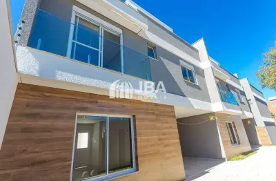 Casa em condomínio fechado com 3 quartos à venda na rua agostinho merlin, 212, portão, curitiba, 143 m2 por r$ 890.000