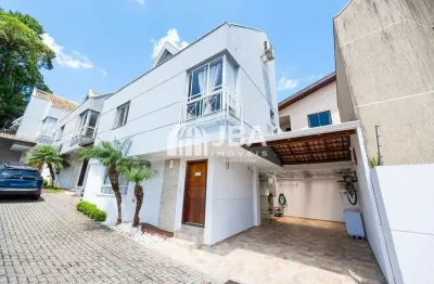 Casa em condomínio fechado com 3 quartos à venda na rua professor joaquim de mattos barreto, 233, são lourenço, curitiba, 154 m2 por r$ 949.000