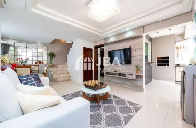 Casa em condomínio fechado com 3 quartos à venda na rua professor joaquim de mattos barreto, 233, são lourenço, curitiba, 154 m2 por r$ 949.000
