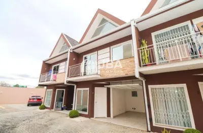 Casa em condomínio fechado com 3 quartos à venda na rua vereador antônio carnasciali, 1381, boqueirão, curitiba, 124 m2 por r$ 625.000