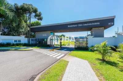 Terreno em condomínio fechado à venda na rua aníbal requião, 878, xaxim, curitiba, 222 m2 por r$ 799.000