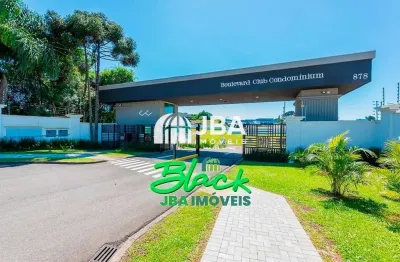 Terreno em condomínio fechado à venda na rua aníbal requião, 878, xaxim, curitiba, 204 m2 por r$ 765.256