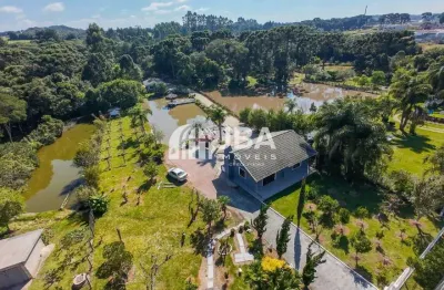 Chácara / sítio com 5 quartos à venda na das américas, 1232, serrinha, contenda, 170 m2 por r$ 1.500.000