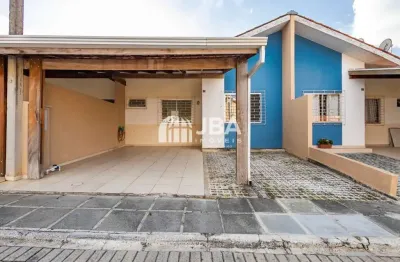 Casa em condomínio fechado com 3 quartos à venda na terminal santa cândida, 1539, santa cândida, curitiba, 60 m2 por r$ 380.000