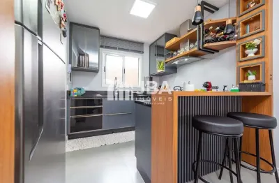 Casa em condomínio fechado com 3 quartos à venda na rua cyrillo merlin, 502, novo mundo, curitiba, 125 m2 por r$ 769.000
