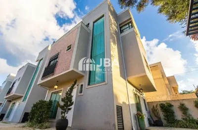 Casa em condomínio fechado com 3 quartos à venda na rua presidente pádua fleury, 1049, hauer, curitiba, 136 m2 por r$ 850.000