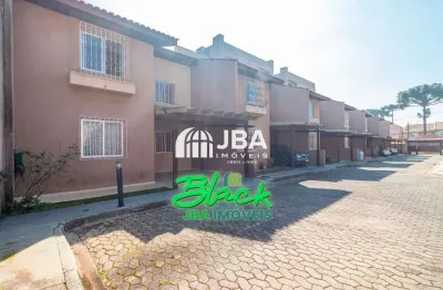 Casa em condomínio fechado com 3 quartos à venda na rua paulo setúbal, 2300, boqueirão, curitiba, 90 m2 por r$ 449.900