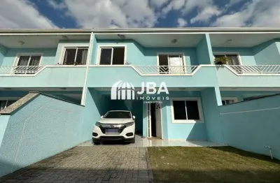 Casa em condomínio fechado com 4 quartos à venda na elizeu faria, 91, xaxim, curitiba, 124 m2 por r$ 550.000