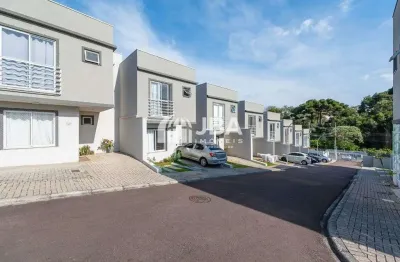Casa em condomínio fechado com 3 quartos à venda na rua são jerônimo da serra, 144, santa cândida, curitiba, 83 m2 por r$ 480.000