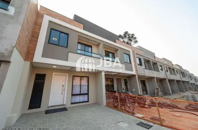 Casa em condomínio fechado com 3 quartos à venda na rua júlio wischral, 753, uberaba, curitiba, 96 m2 por r$ 922.427