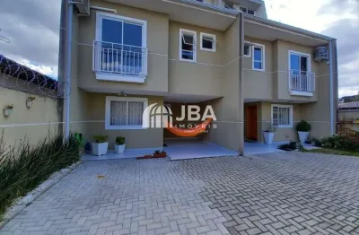 Casa em condomínio fechado com 3 quartos à venda na rua felício zibarth, 149, uberaba, curitiba, 115 m2 por r$ 799.000