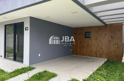 Casa em condomínio fechado com 3 quartos à venda na rua regina stuzinski ramos, 40, costeira, são josé dos pinhais, 166 m2 por r$ 920.000