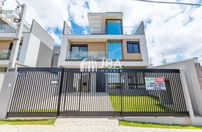 Casa com 4 quartos à venda na rua coronel joaquim sarmento, 101, bom retiro, curitiba, 149 m2 por r$ 1.350.000