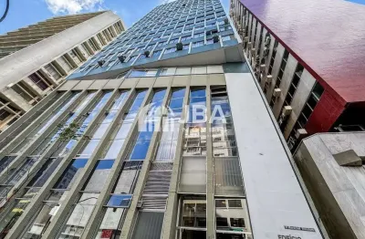 Sala comercial com 2 salas à venda na rua marechal deodoro, 211, centro, curitiba, 25 m2 por r$ 105.000