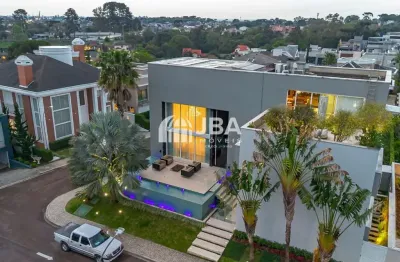 Casa em condomínio fechado com 3 quartos à venda na rua melão, 247, uberaba, curitiba, 550 m2 por r$ 5.950.000