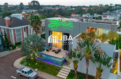 Casa em condomínio fechado com 3 quartos à venda na rua melão, 247, uberaba, curitiba, 550 m2 por r$ 5.870.000