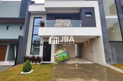 Casa em condomínio fechado com 3 quartos à venda na Rua Regina Stuzinski Ramos, 40, Costeira, São José dos Pinhais, 130 m2 por R$ 750.000