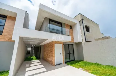 Casa em condomínio fechado com 3 quartos à venda na rua francisco fay neves, 159, santa felicidade, curitiba, 108 m2 por r$ 679.000