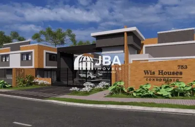 Casa em condomínio fechado com 3 quartos à venda na rua júlio wischral, 753, uberaba, curitiba, 96 m2 por r$ 770.000