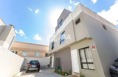 Casa em condomínio fechado com 3 quartos à venda na rua waldemar loureiro campos, 4534, xaxim, curitiba, 130 m2 por r$ 589.000