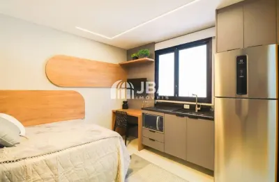 Kitnet / stúdio à venda na rua visconde de nacar, 1050, centro, curitiba, 21 m2 por r$ 320.000