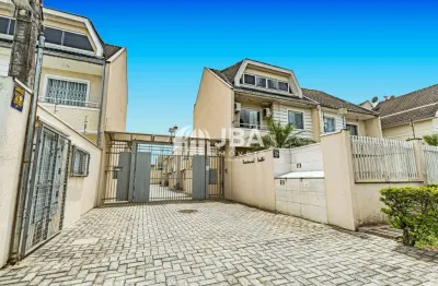 Casa em condomínio fechado com 3 quartos à venda na rua gustavo schier, 634, novo mundo, curitiba, 91 m2 por r$ 575.000