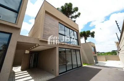 Casa em condomínio fechado com 3 quartos à venda na rua joão batista franceschini, 133, santa felicidade, curitiba, 124 m2 por r$ 859.000