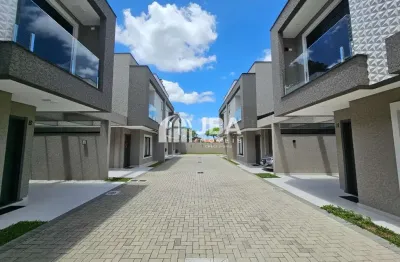 Casa em condomínio fechado com 3 quartos à venda na rua arthur manoel iwersen, 755, boqueirão, curitiba, 107 m2 por r$ 790.000