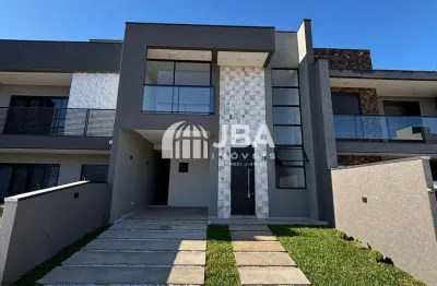 Casa em condomínio fechado com 3 quartos à venda na rua melchiades de bastos, 292, costeira, são josé dos pinhais, 128 m2 por r$ 879.000