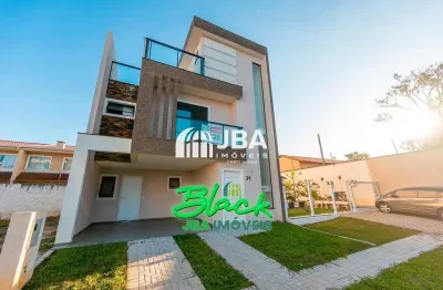 Casa em condomínio fechado com 3 quartos à venda na rua vereador ângelo burbello, 2515, umbará, curitiba, 163 m2 por r$ 1.049.000