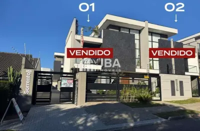 Casa em condomínio fechado com 3 quartos à venda na rua margarida dallarmi, 453, santa felicidade, curitiba, 148 m2 por r$ 1.201.068