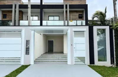 Sobrado novo com 3 suítes no centro de sjp com espaço gourmet