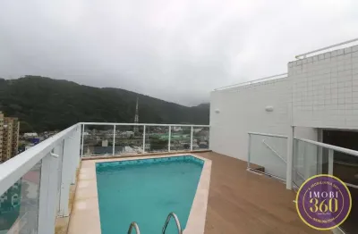 Cobertura duplex a venda em  mongaguá 3 dormitóiros suíte pisicna  churrasqueira