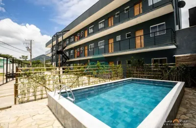 Apartamento com 2 dorms, sertão do meio, ubatuba - r$ 374 mil, cod: 1831