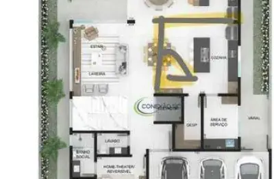 Casa com 5 dormitórios à venda, 393 m² por r$ 3.559.000,00 - urbanova - são josé dos campos/sp