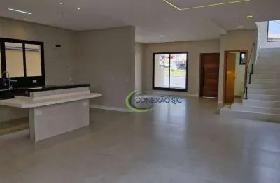Maravilhoso sobrado com 3 suítes e ambientes integrados com piscina e churrasqueira e 2 vagas cobertas