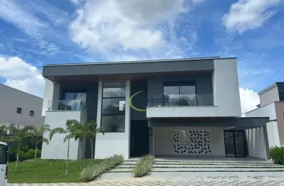 Sobrado com 5 dormitórios à venda, 530 m² por r$ 5.300.000,00 - condomínio reserva do paratehy - são josé dos campos/sp