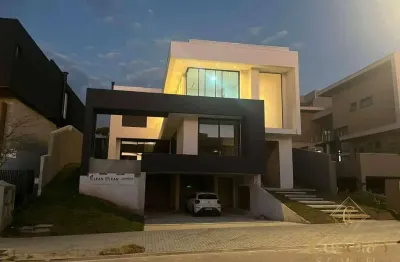 Sobrado com 5 dormitórios à venda, 400 m² por r$ 6.400.000,00 - condomínio residencial alphaville - são josé dos campos/sp