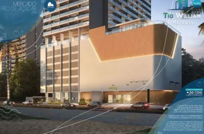 Flat com 1 quarto à venda na Avenida Presidente Castelo Branco, 6294, Tupi, Praia Grande