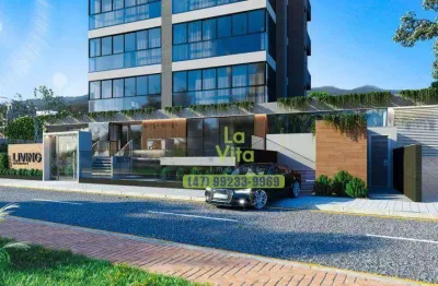 Apartamento novo com 3 dormitórios à venda, 110 m² por r$ 759.000 - velha - blumenau/sc | la vita imóveis