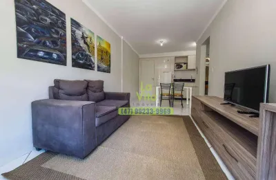 Apartamento com 1 dormitório para alugar, 40 m² por r$ 1.900/mês - victor konder - blumenau/sc