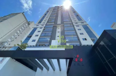 Apartamento mobiliado com 3 dormitórios à venda, 83 m² por r$ 755.000 - grand caymân - itoupava seca - blumenau/sc