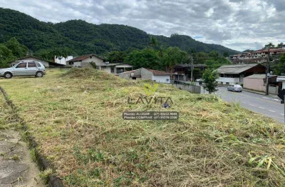 Terreno de esquina a venda com 1.500m² em corredor de serviços - bairro velha - blumenau sc | la vita imóveis