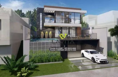 Casa nova à venda no condomínio golden park – 5 suítes – itoupava central, blumenau/sc