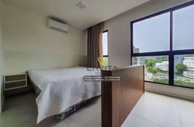 Loft studio, mobiliado, á venda  próximo ao hospital santa catarina no bairro garcia em blumenau totalmente mobiliado | la vita imóveis
