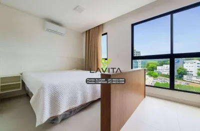 Loft studio, mobiliado, á venda  próximo ao hospital santa catarina no bairro garcia em blumenau totalmente mobiliado | la vita imóveis