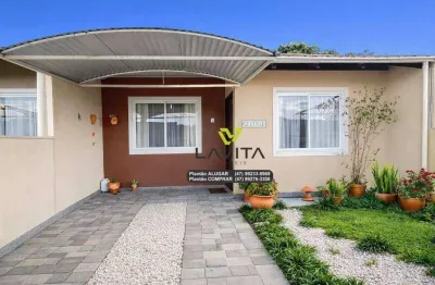 Casa com 2 dormitórios à venda, 69 m² por r$ 300.000,00 - coloninha - gaspar/sc