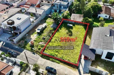 Terreno a venda, 508m² - 16,8m frente - bairro bela vista - loteamento são francisco - gaspar sc | la vita imóveis