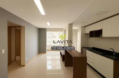 Apartamento com 2 dormitórios, 63 m² - venda por r$ 550.000 ou aluguel por r$ 2.700/mês - itoupava seca - blumenau/sc