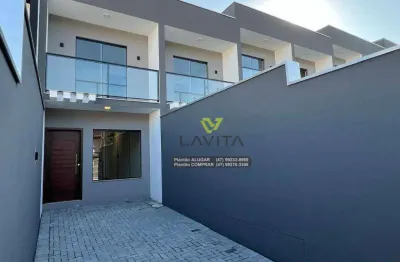 Casa, sobrado com 2 dormitórios para aluguel, locação, bairro fortaleza alta - blumenau sc | la vita imóveis